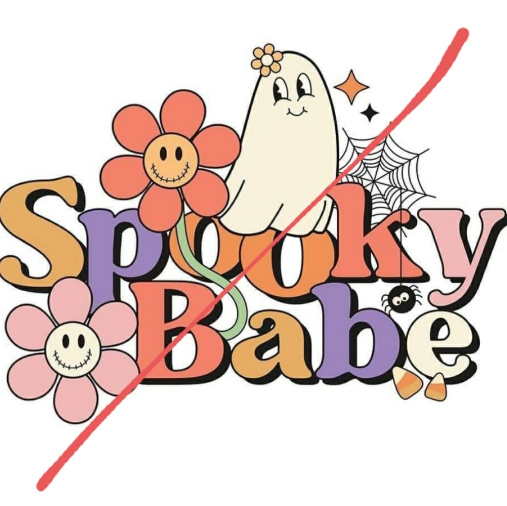 Lot of 3 girls Halloween sublimation transfers